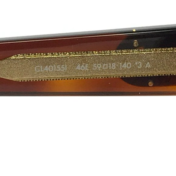 Celine Sunglasses CL40155I 46E Clear Brown Tortoise Frames with Brown Lenses - Picture 10 of 12